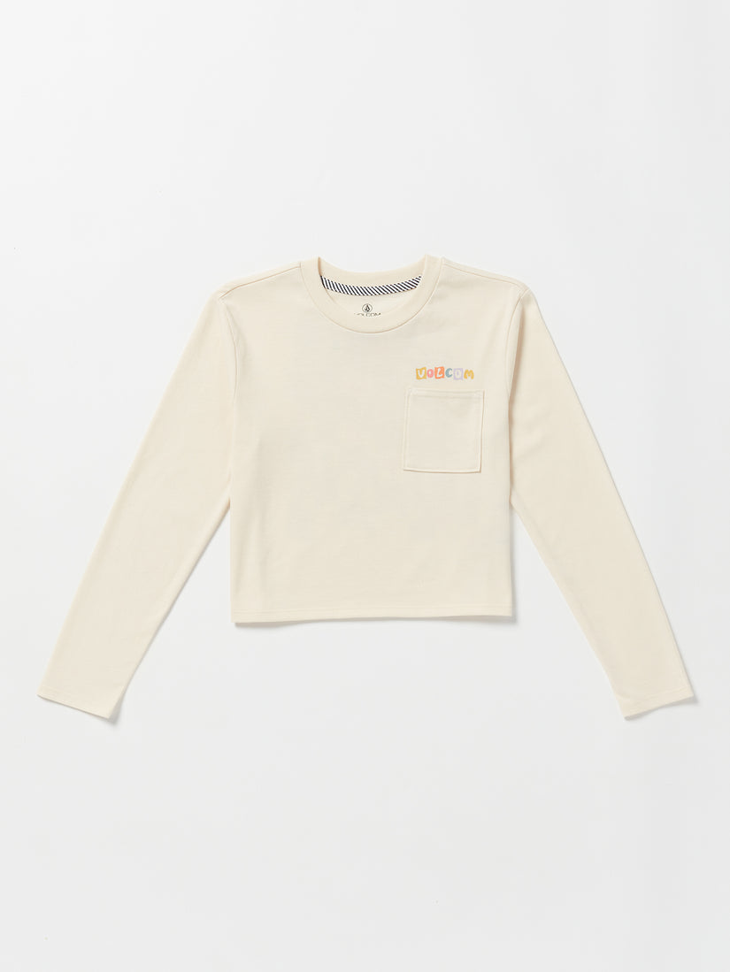 Girls Pocket Dial Long Sleeve Tee - Cloud (R3632303_CLO) [5]