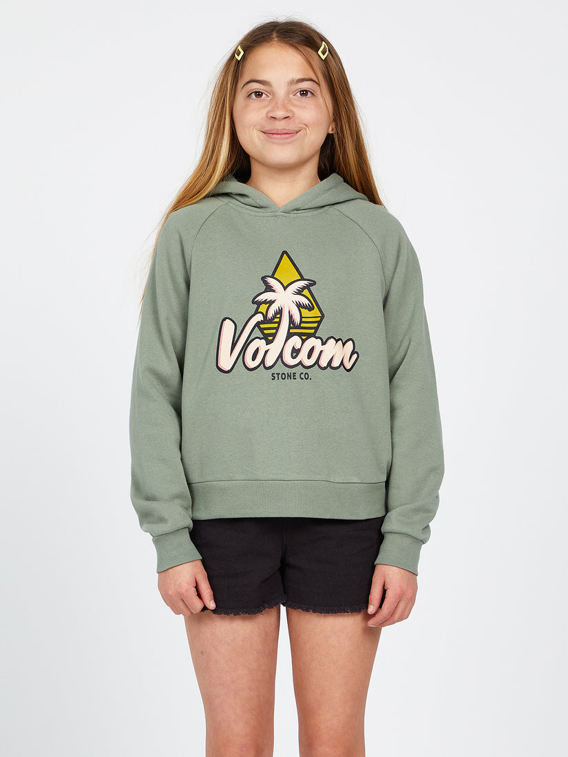 Girls Truly Stokin Hoodie - Light Army (R4112200_LAR) [1]