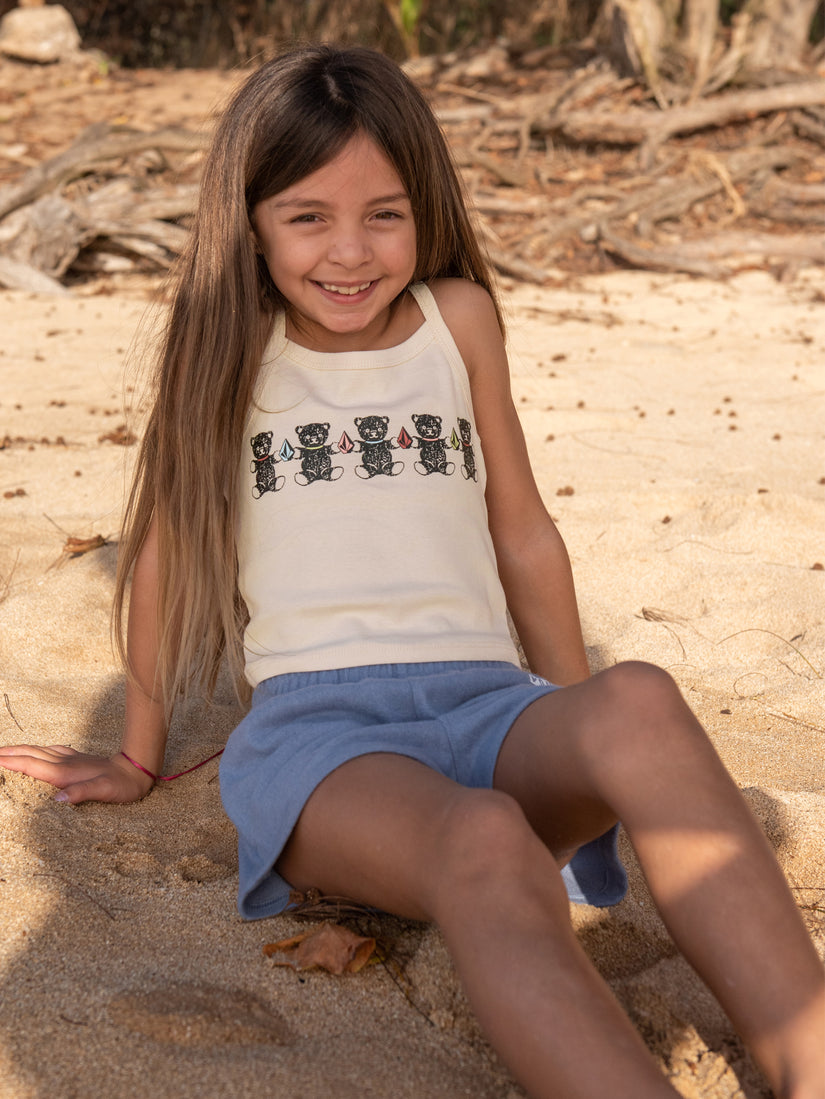 Girls 1991 Strappy Tank - Sand