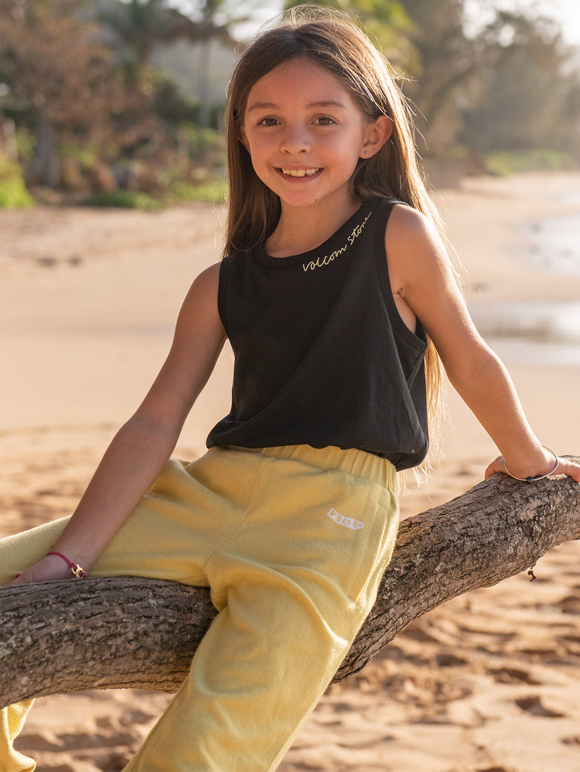 Girls Flexin Muscle Tank - Black