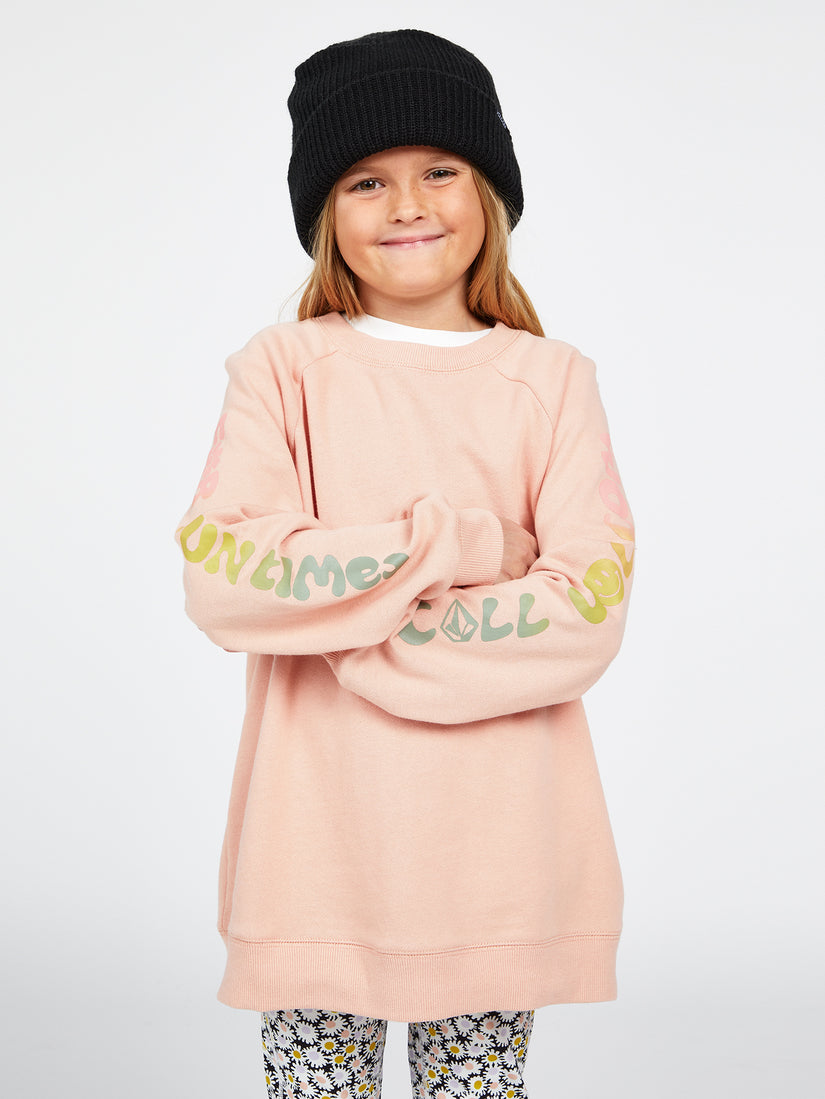 Girls Truly Stokin Boyfriend Sweatshirt - Hazey Pink (R4622200_HZP) [3]