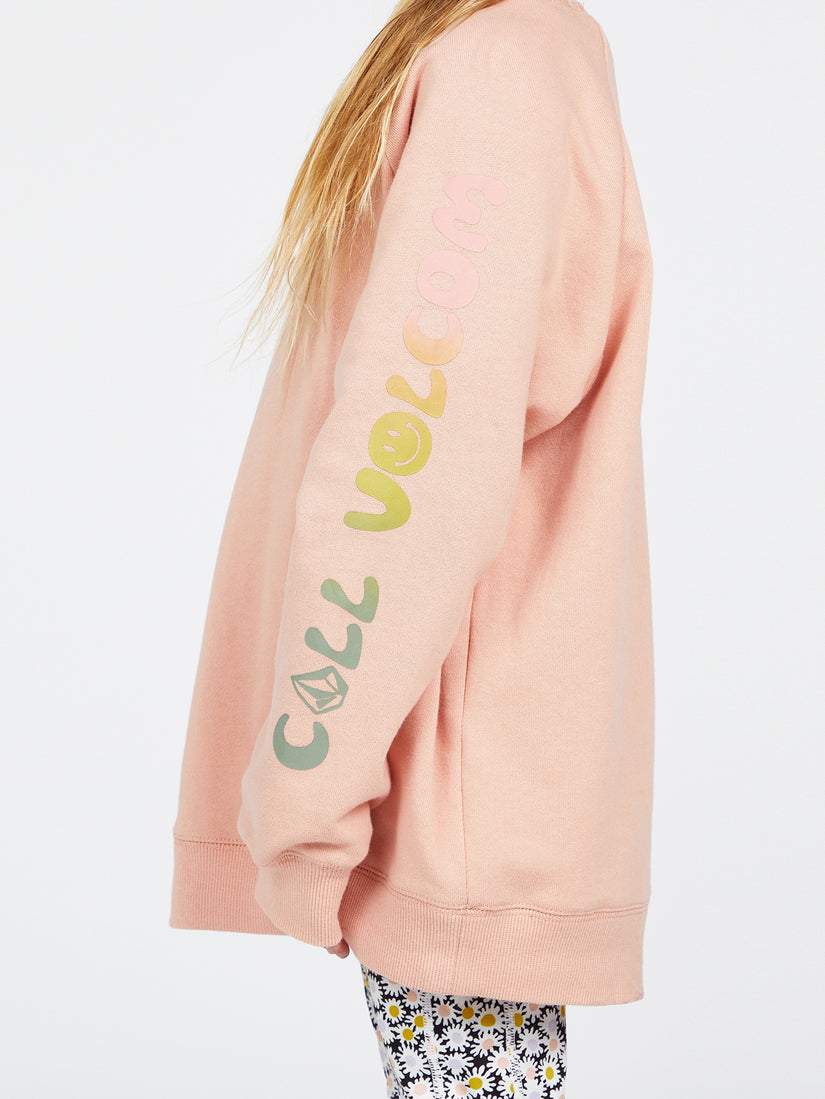 Girls Truly Stokin Boyfriend Sweatshirt - Hazey Pink (R4622200_HZP) [5]