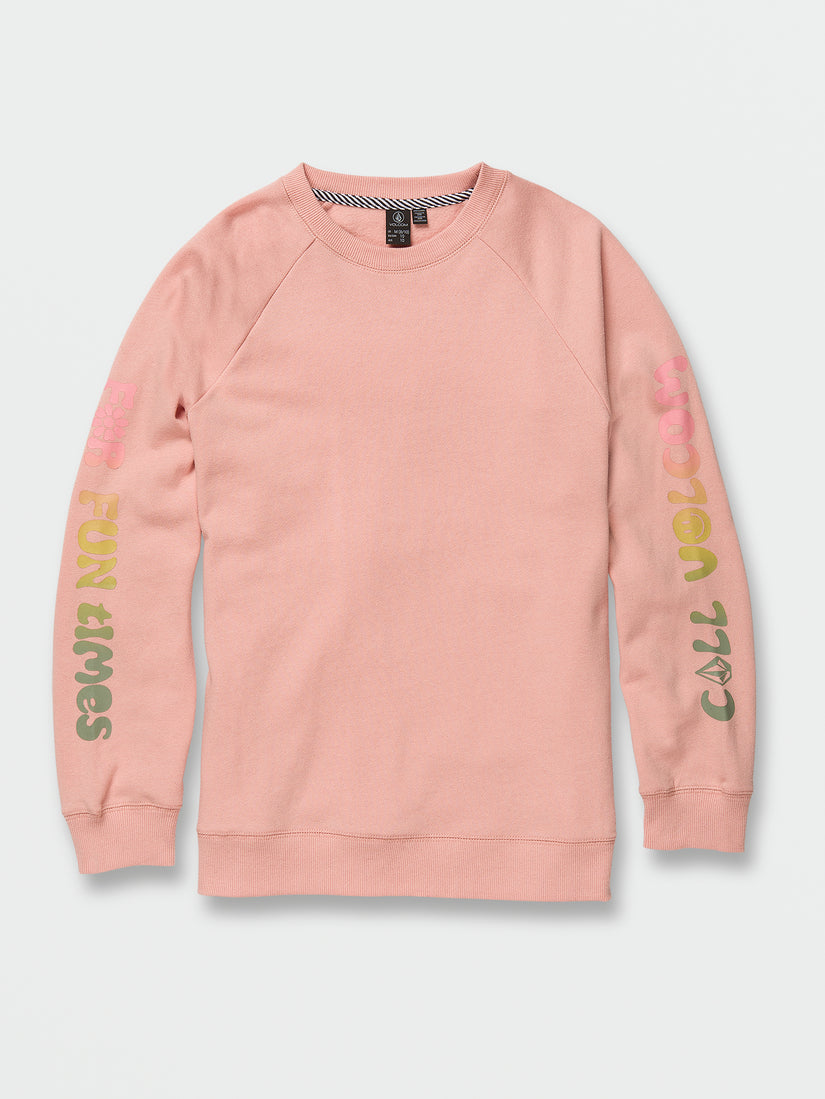 Girls Truly Stokin Boyfriend Sweatshirt - Hazey Pink (R4622200_HZP) [8]