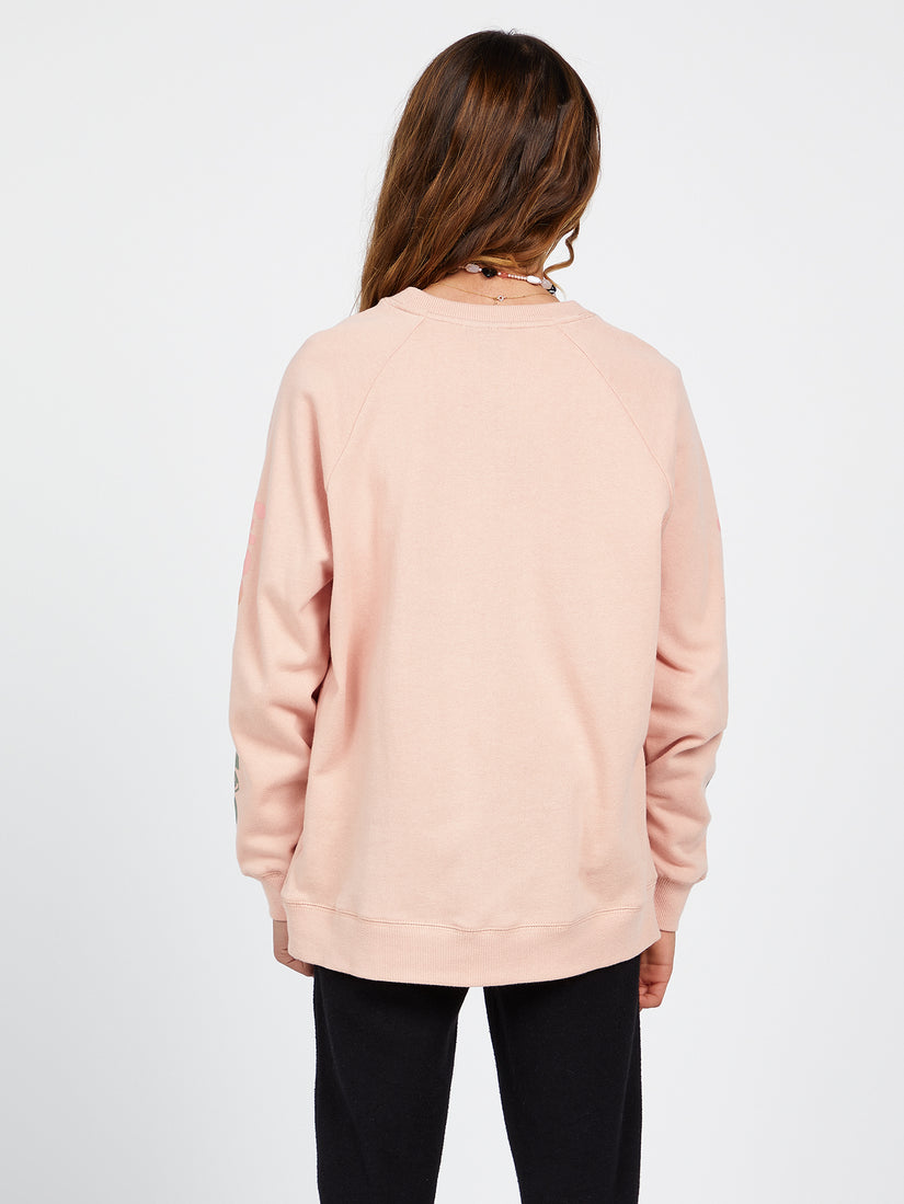 Girls Truly Stokin Boyfriend Sweatshirt - Hazey Pink (R4622200_HZP) [B]