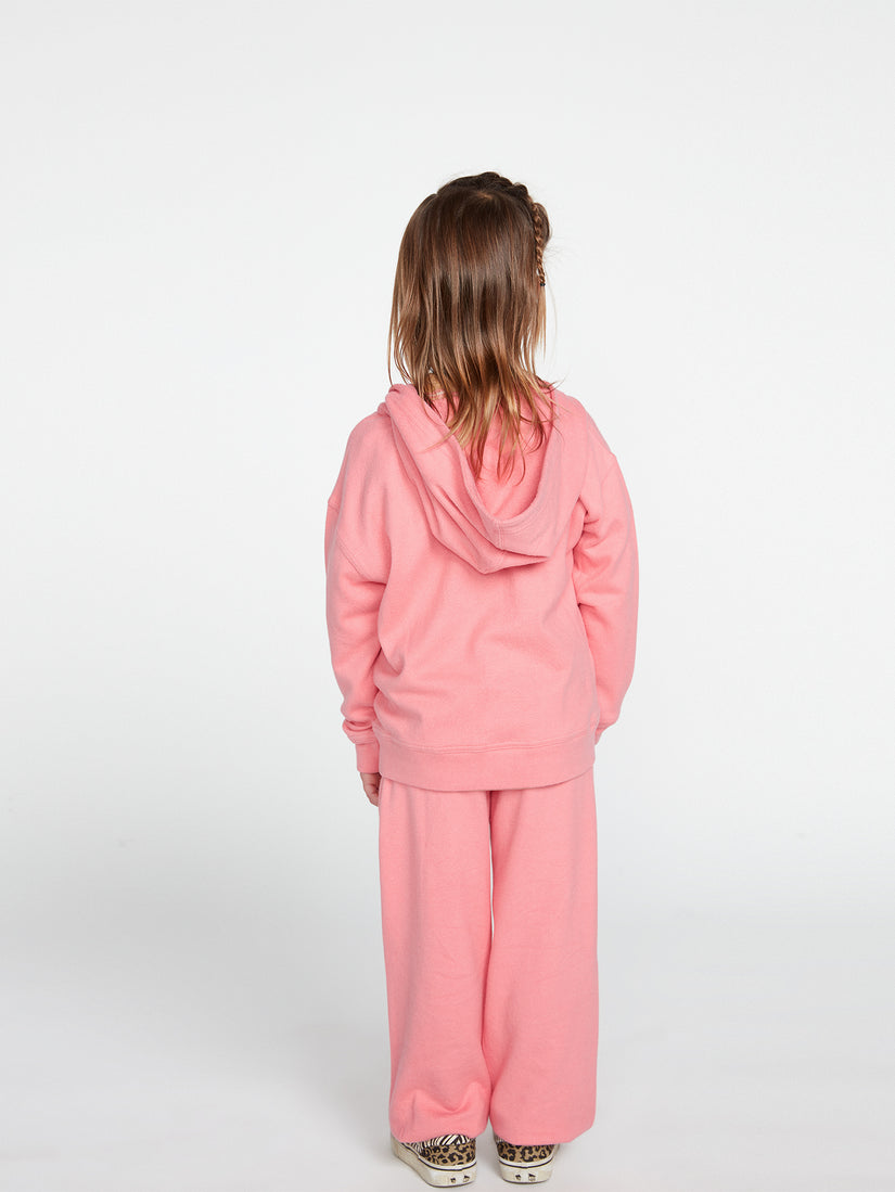 Girls Lived In Lounge Zip Fleece - Coral Haze (R4812102_CRH) [B]