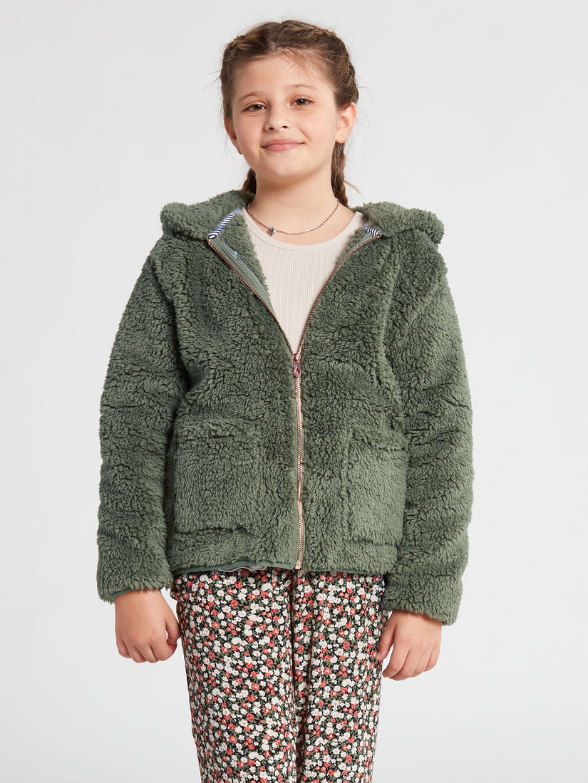 Big Girls Lived In Lounge Phuz Up Jacket - Light Army