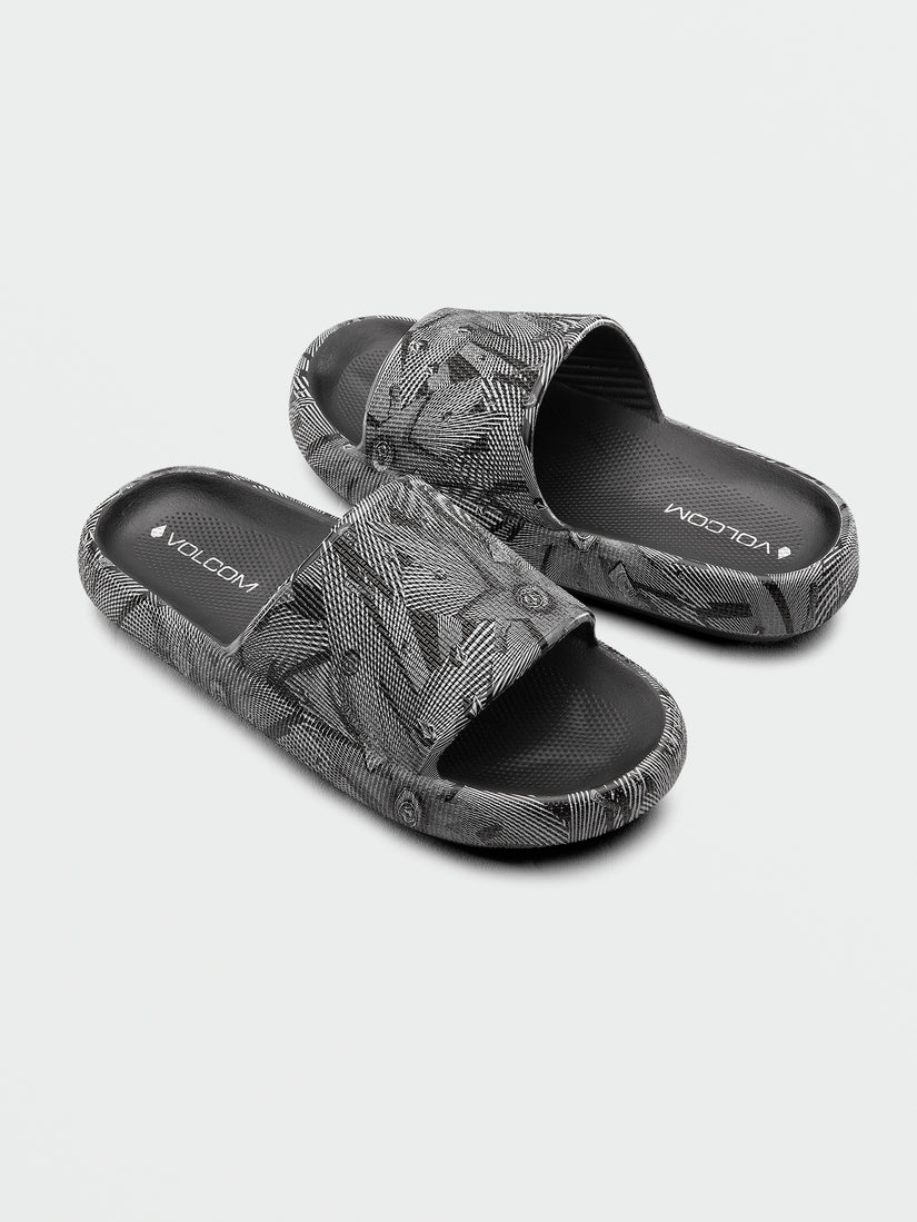 Stoney Cloud Slide Sandals - Black White (V0812310_BWH) [F]