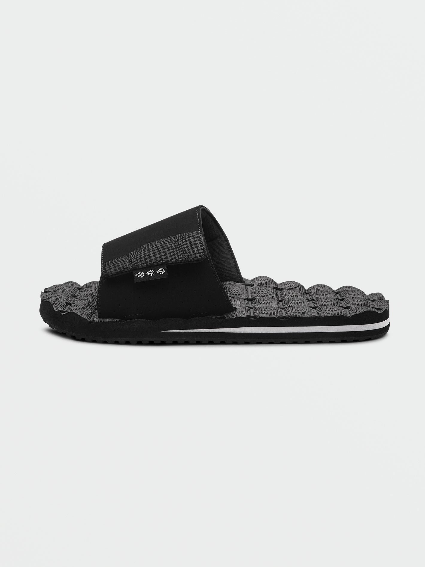 Recliner Slides - Black White – Volcom US