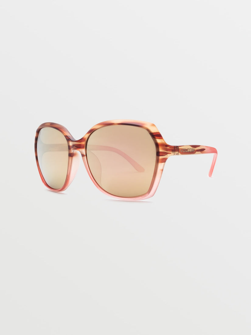 Psychic Sunglasses - Matte Punk Tort/Bronze Champagne Chrome (VE02403522_0000) [2]