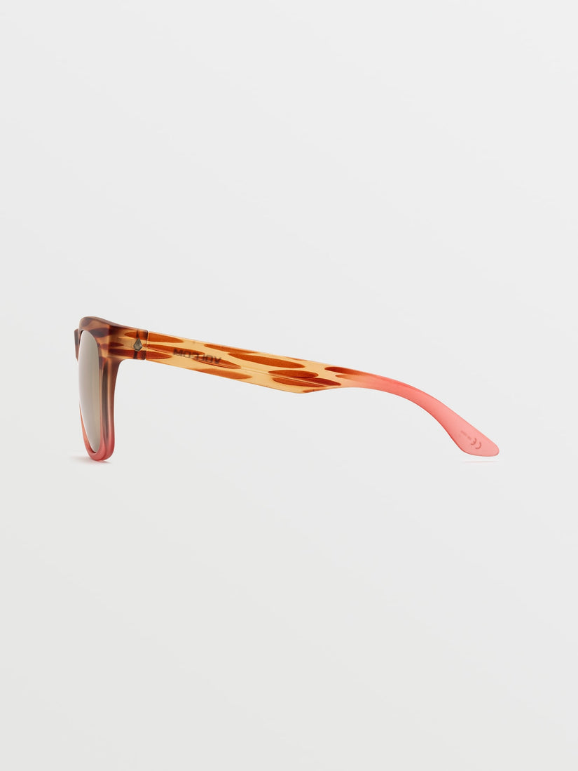 Jewel Sunglasses - Matte Punk Tort/Bronze Champagne Chrome (VE02503522_0000) [4]