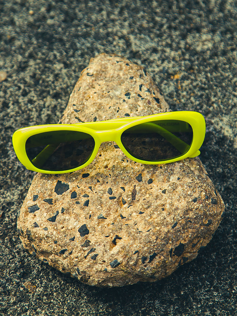 Jam Sunglasses - Gloss Lime/Gray