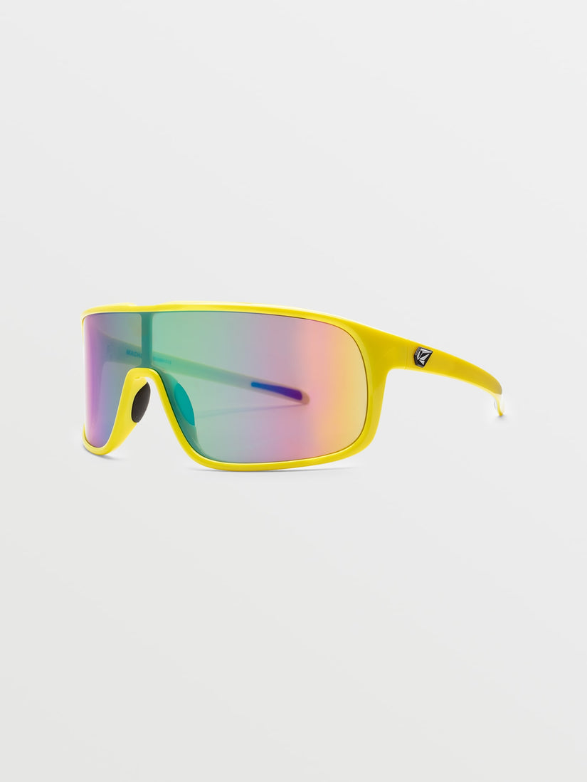 Macho Sunglasses - Gloss Yellow-Aqua/Rainbow Mirror (VE03501713_0000) [3]