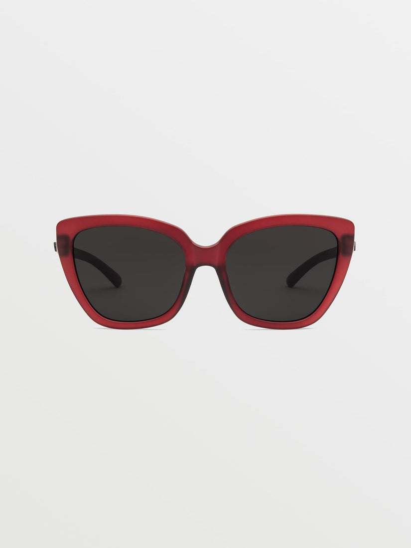 Milli Sunglasses - Matte Trans Pomegranate/Gray (VE03603101_0000) [F]