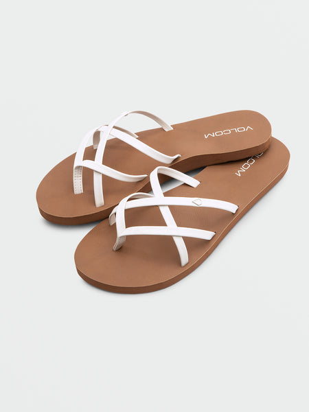 New School II Sandals - White – Volcom US