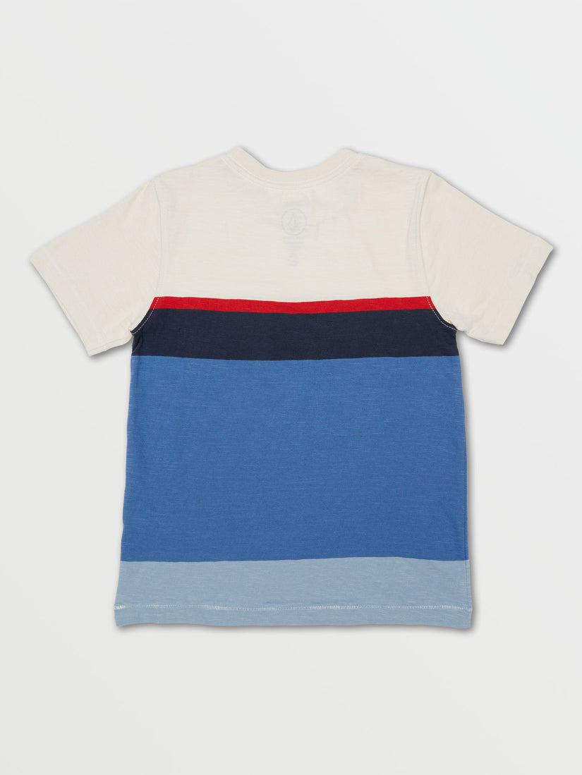 Little Boys Stone Blocker Stripe Short Sleeve Tee - Riverside