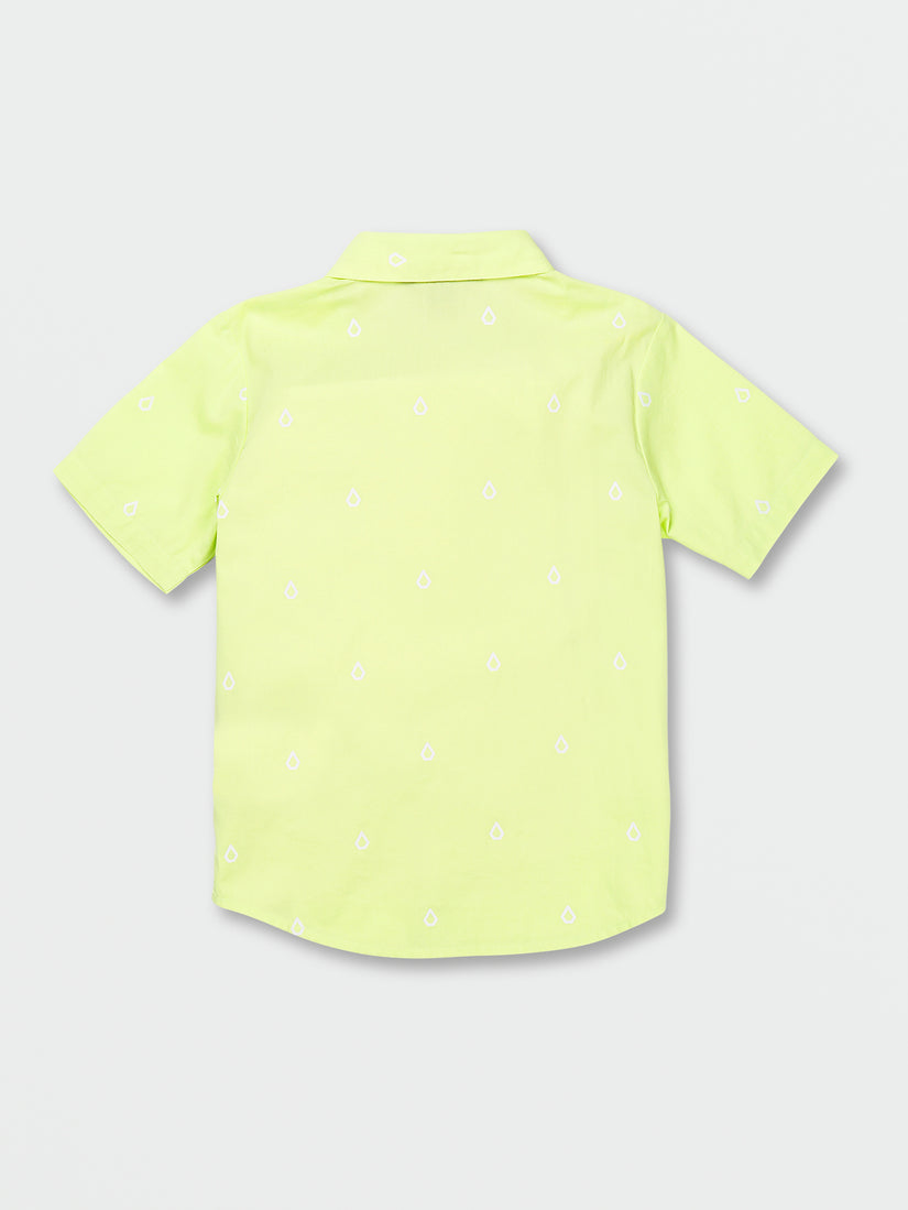 Little Boys Patterson Short Sleeve Woven Shirt - Shadow Lime