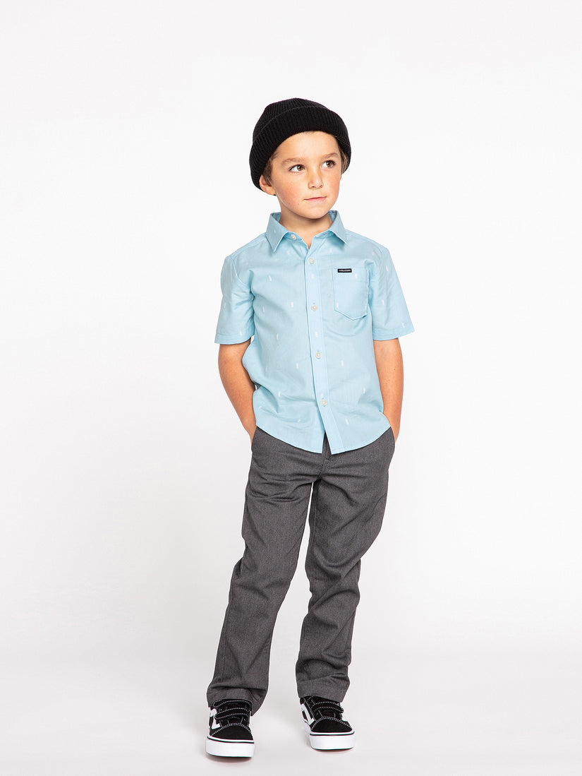 Little Boys Salford Short Sleeve Shirt - Washed Blue (Y0432201_WBU) [54]