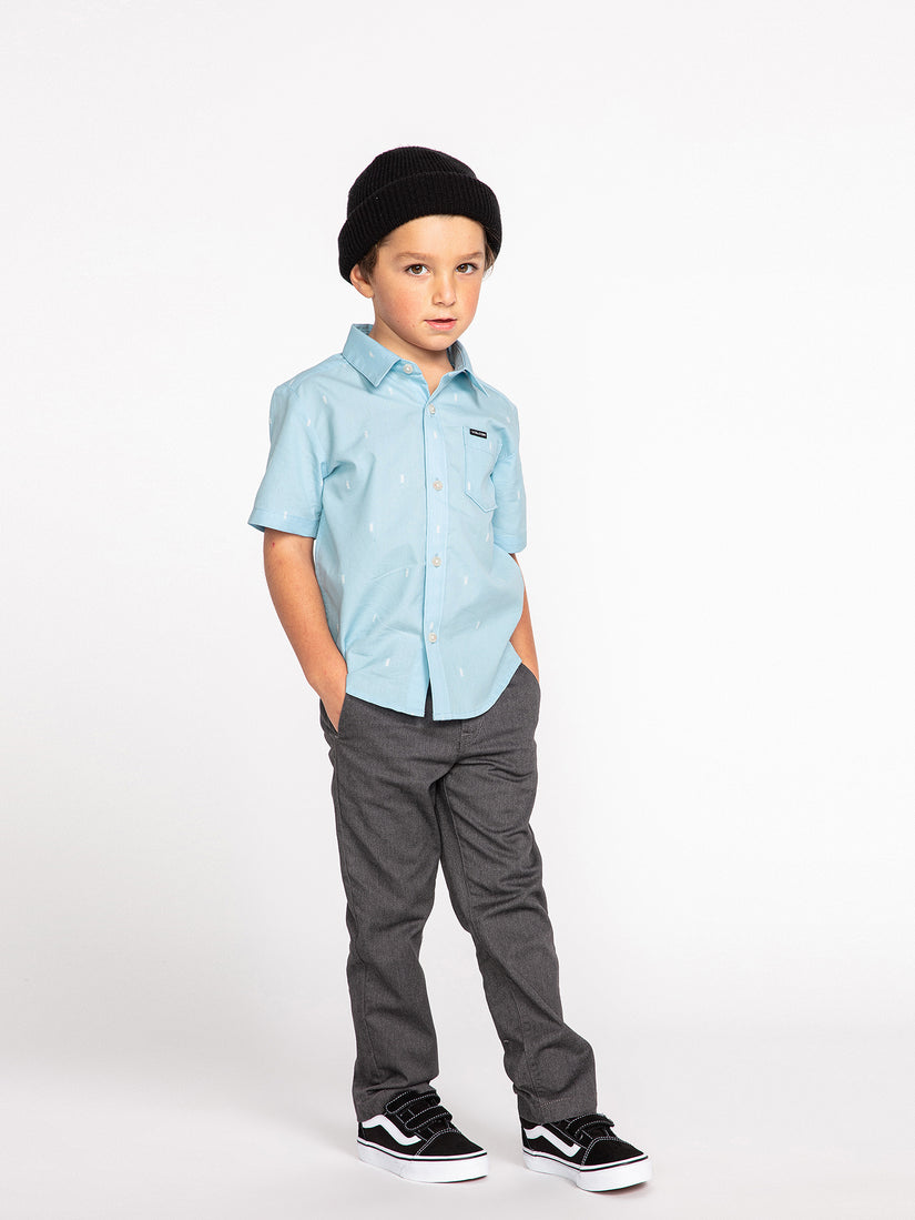 Little Boys Salford Short Sleeve Shirt - Washed Blue (Y0432201_WBU) [70]