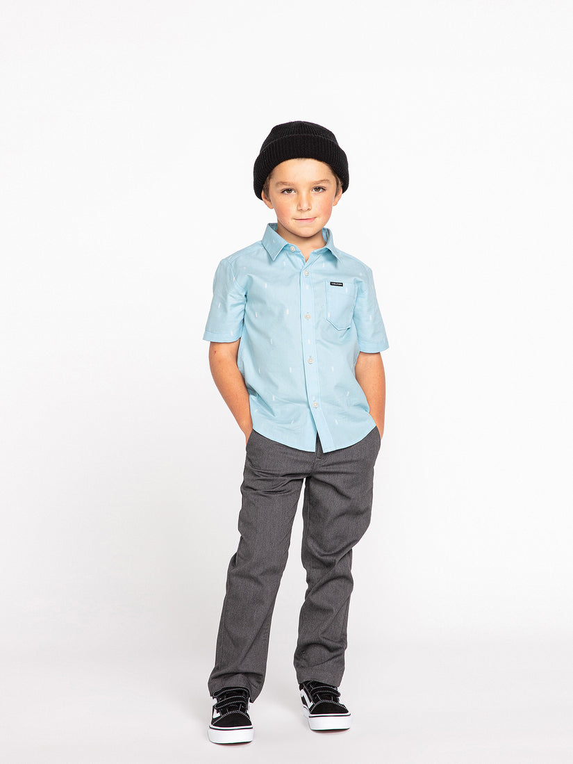 Little Boys Salford Short Sleeve Shirt - Washed Blue (Y0432201_WBU) [F]