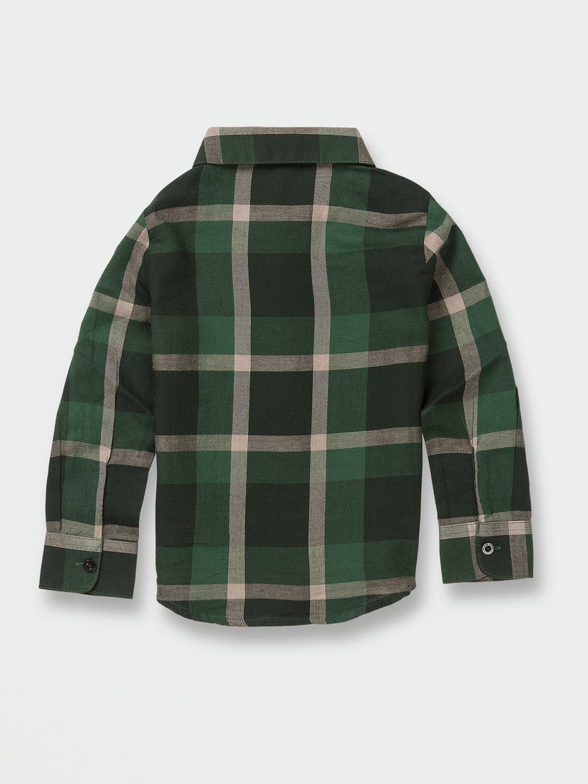 Curwin Long Sleeve Flannel - Trekking Green