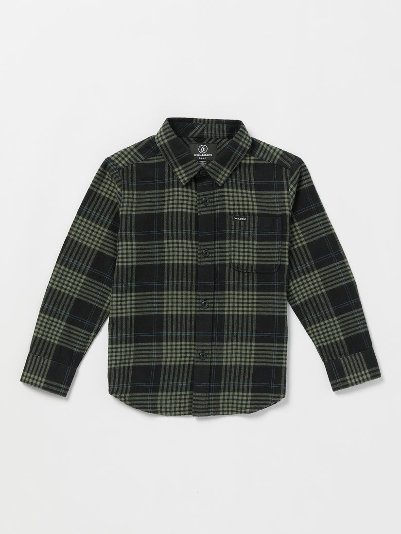 Little Boys Wanderer Short Sleeve Shirt - Black (Y0532303_BLK) [F]