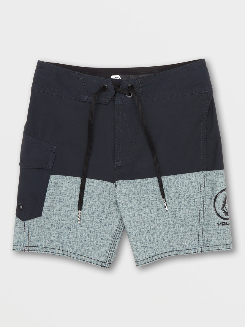 Little Boys Manic 2 Trunks - Black Combo