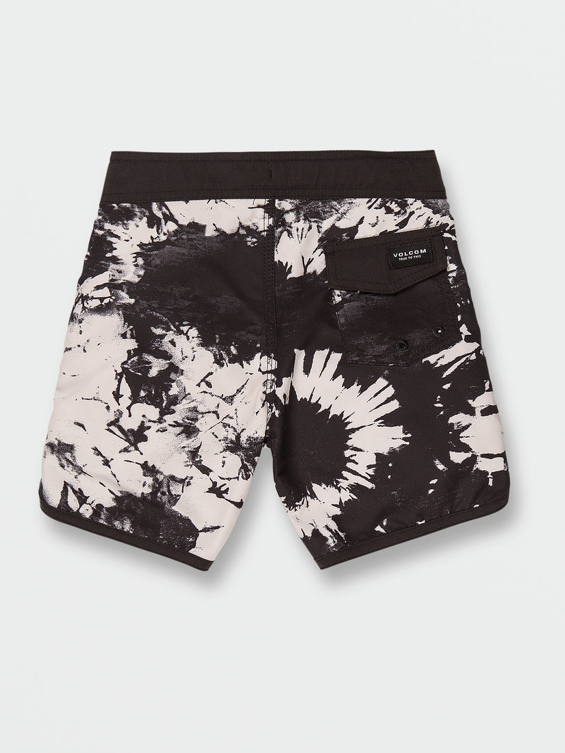 Little Boys Platter Scallop Mod-Tech Trunks - Black (Y0832203_BLK) [B]