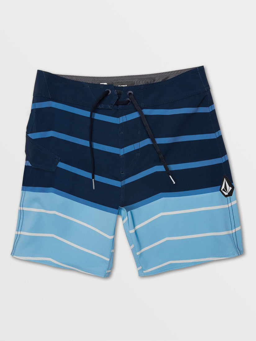 Little Boys Swipe Strip Mod-Tech Trunks - Navy