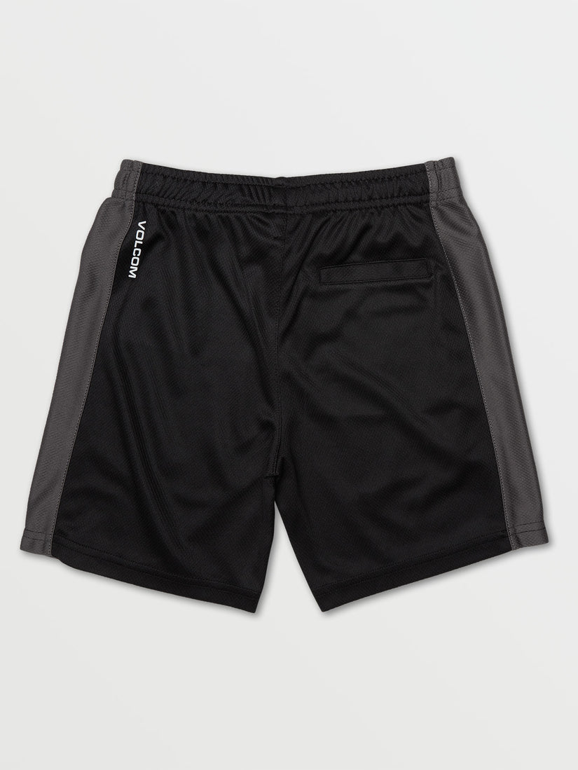 Little Boys Cawloon Mesh Elastic Waist Short - Black