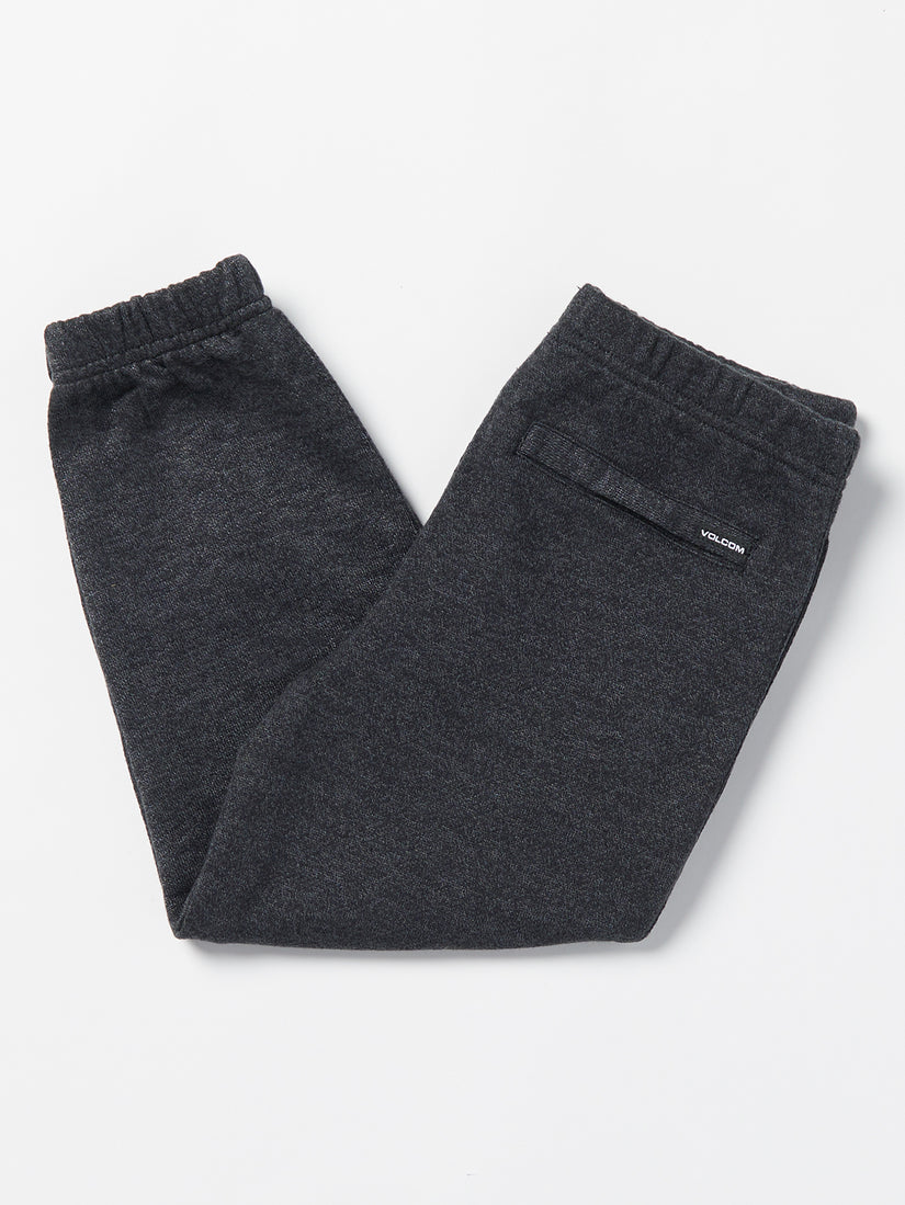 Little Boys March Cargo Elastic Waist Pants - Heather Black (Y1232333_HBK) [B]