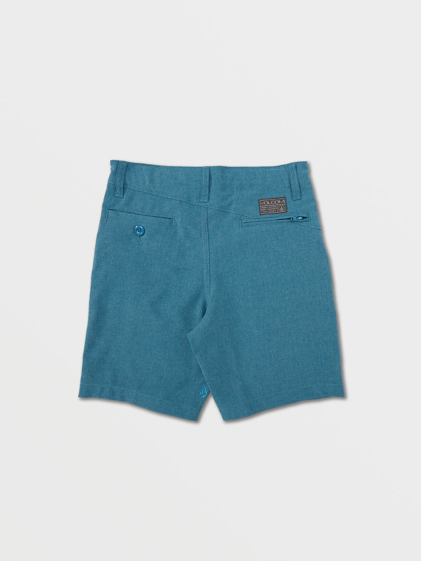 Little Boys Kerosene Hybrid Shorts - Sun Faded Indigo