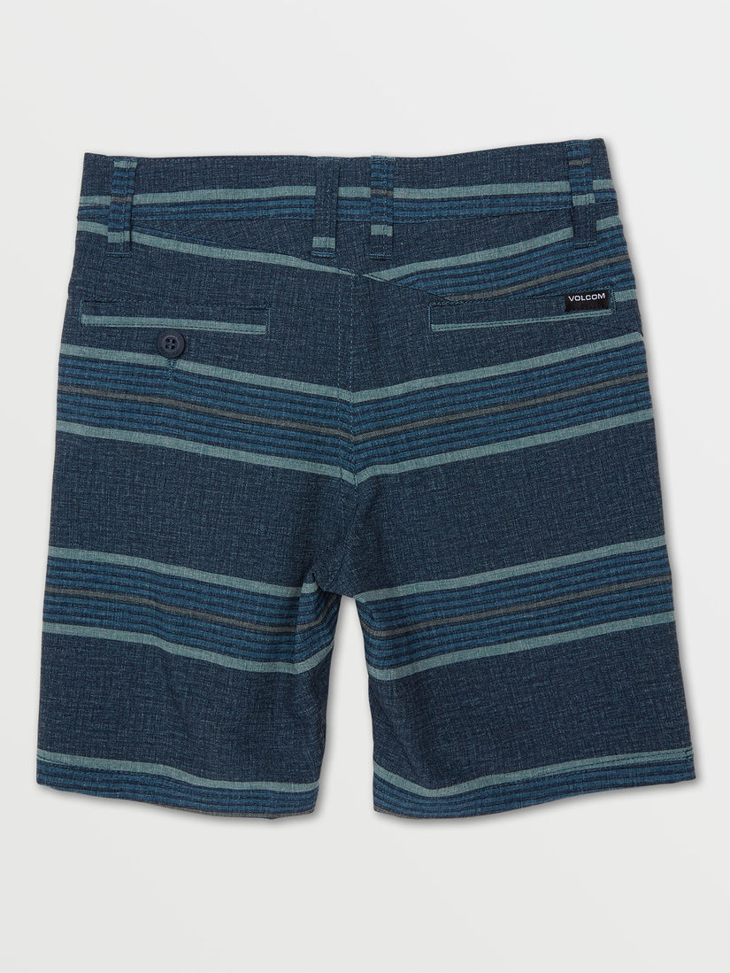 Little Boys Frickin Surf N' Turf Static Short - Navy