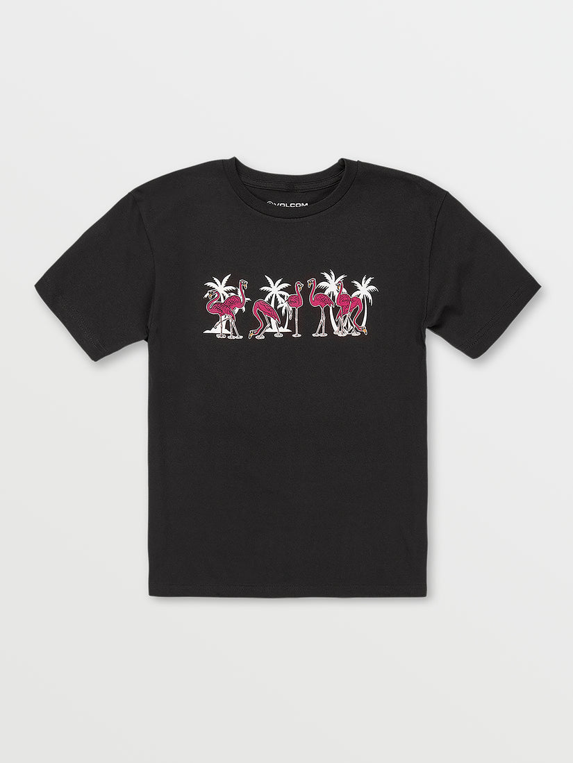 Little Boys Flamingbros Short Sleeve Shirt - Black