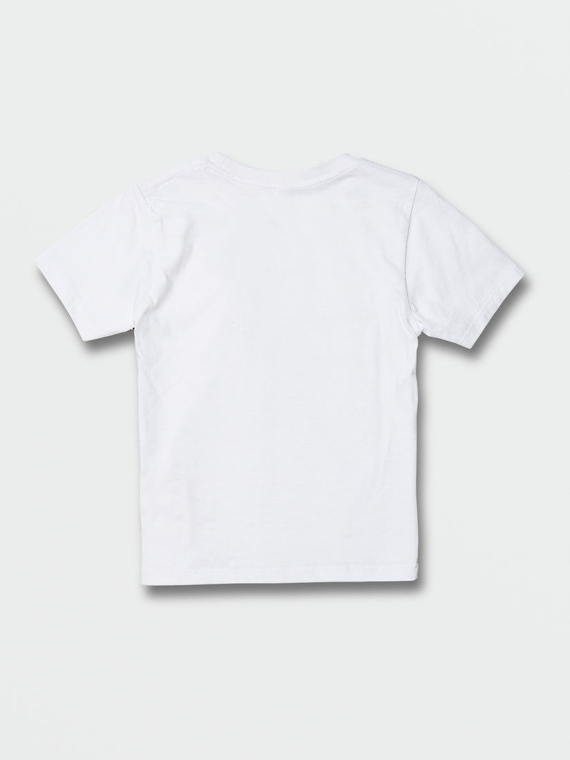 Little Boys Buds On Board Short Sleeve Tee - White (Y3532236_WHT) [B]