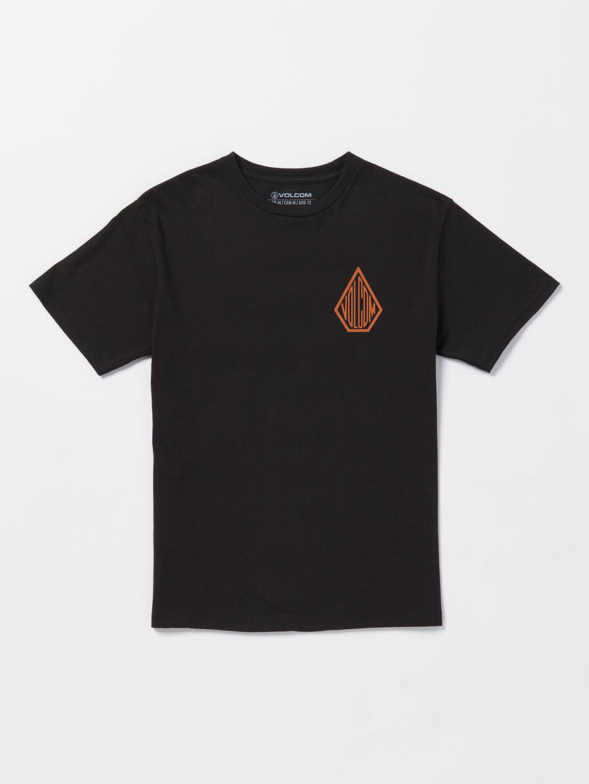 Little Boys Circlestone Short Sleeve Tee - Black (Y3532301_BLK) [F]