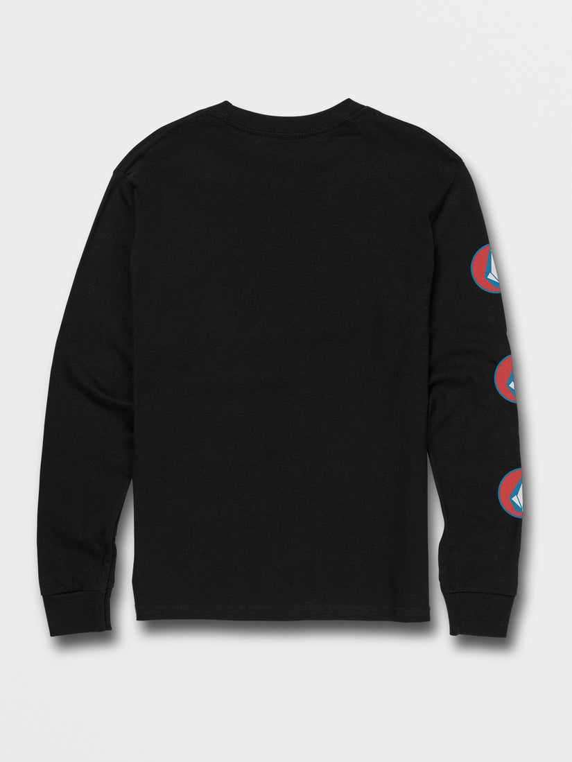 Little Boys Delmarkey Long Sleeve Tee - Black (Y3632230_BLK) [B]