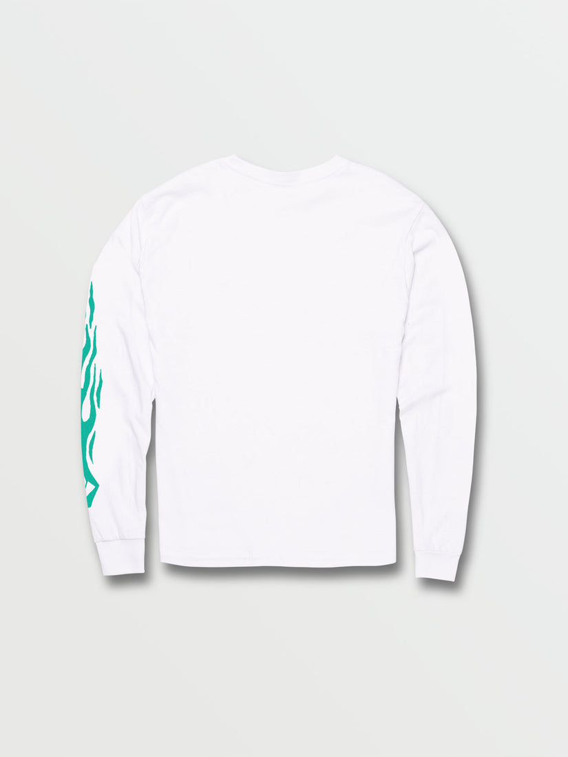 Little Boys Ignighter Long Sleeve Tee - White