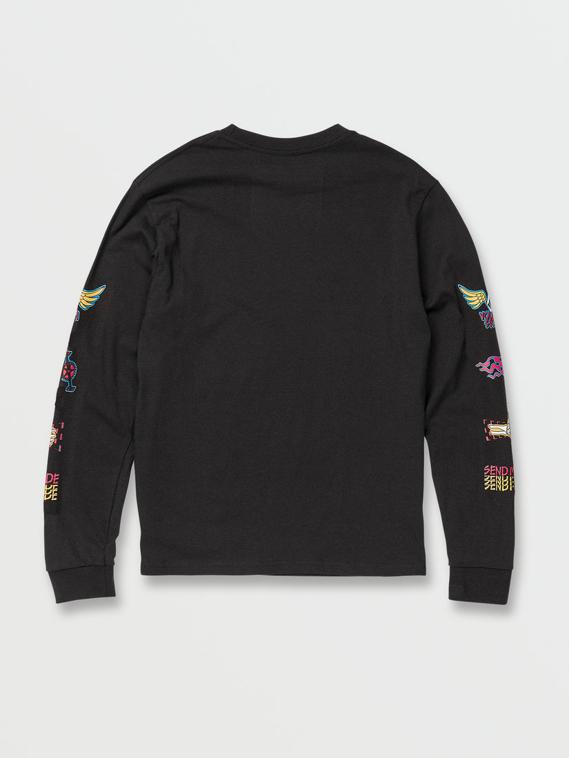 Little Boys Caiden Long Sleeve Tee - Black (Y3642230_BLK) [B]