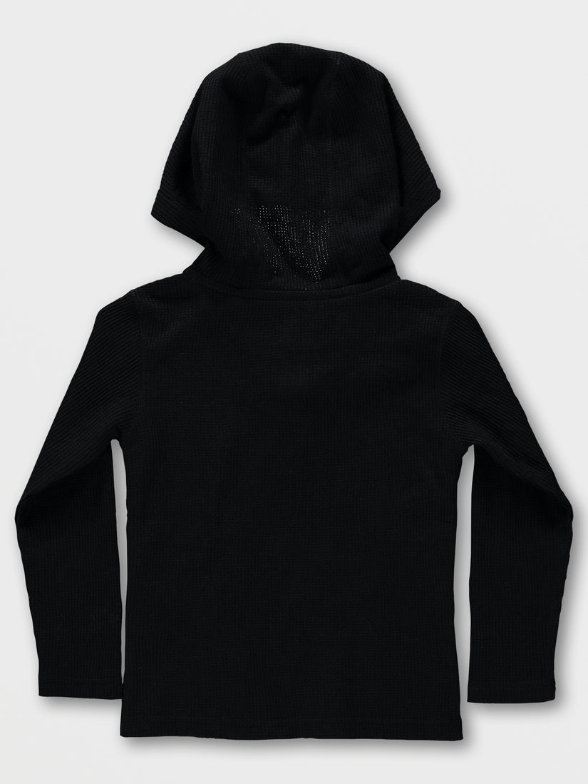 Little Boys Russel Hooded Thermal - Black