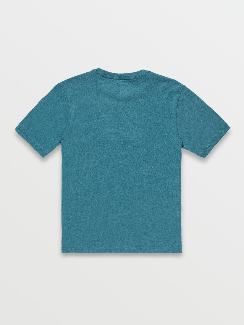 Little Boys Stone Link Short Sleeve Tee - Carribean Heather