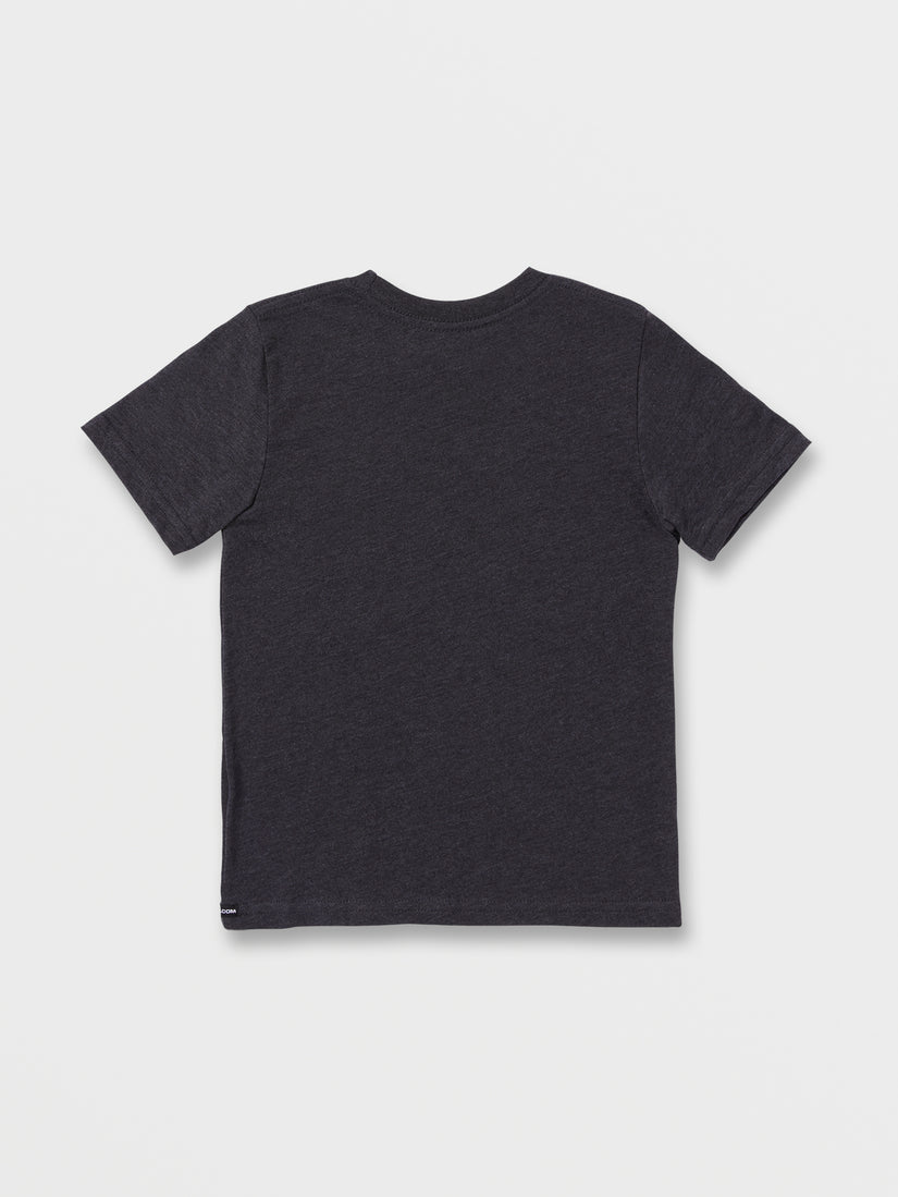 Little Boys Optic Short Sleeve Tee - Dark Black Heather (Y5722207_DBH) [B]