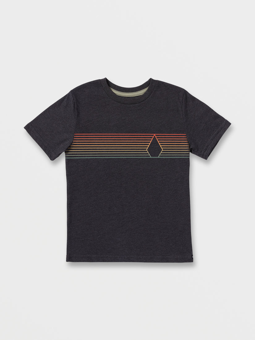 Little Boys Optic Short Sleeve Tee - Dark Black Heather (Y5722207_DBH) [F]